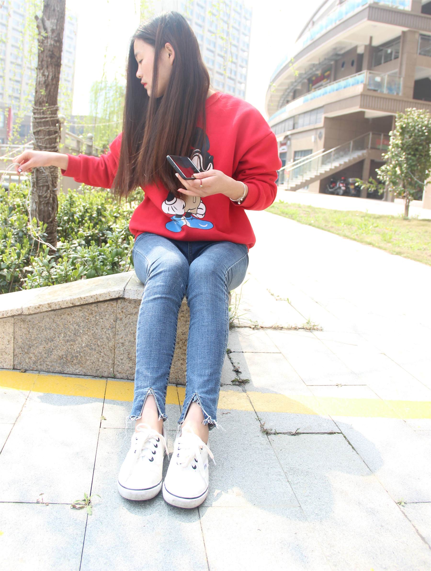 《小姐姐帆布鞋の船袜脚丫》作品图