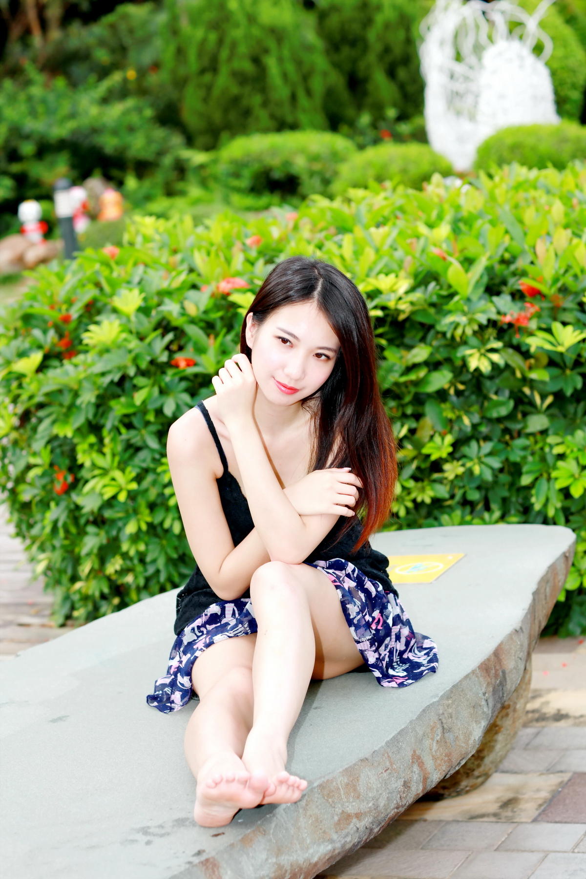 《户外风车少女》作品图