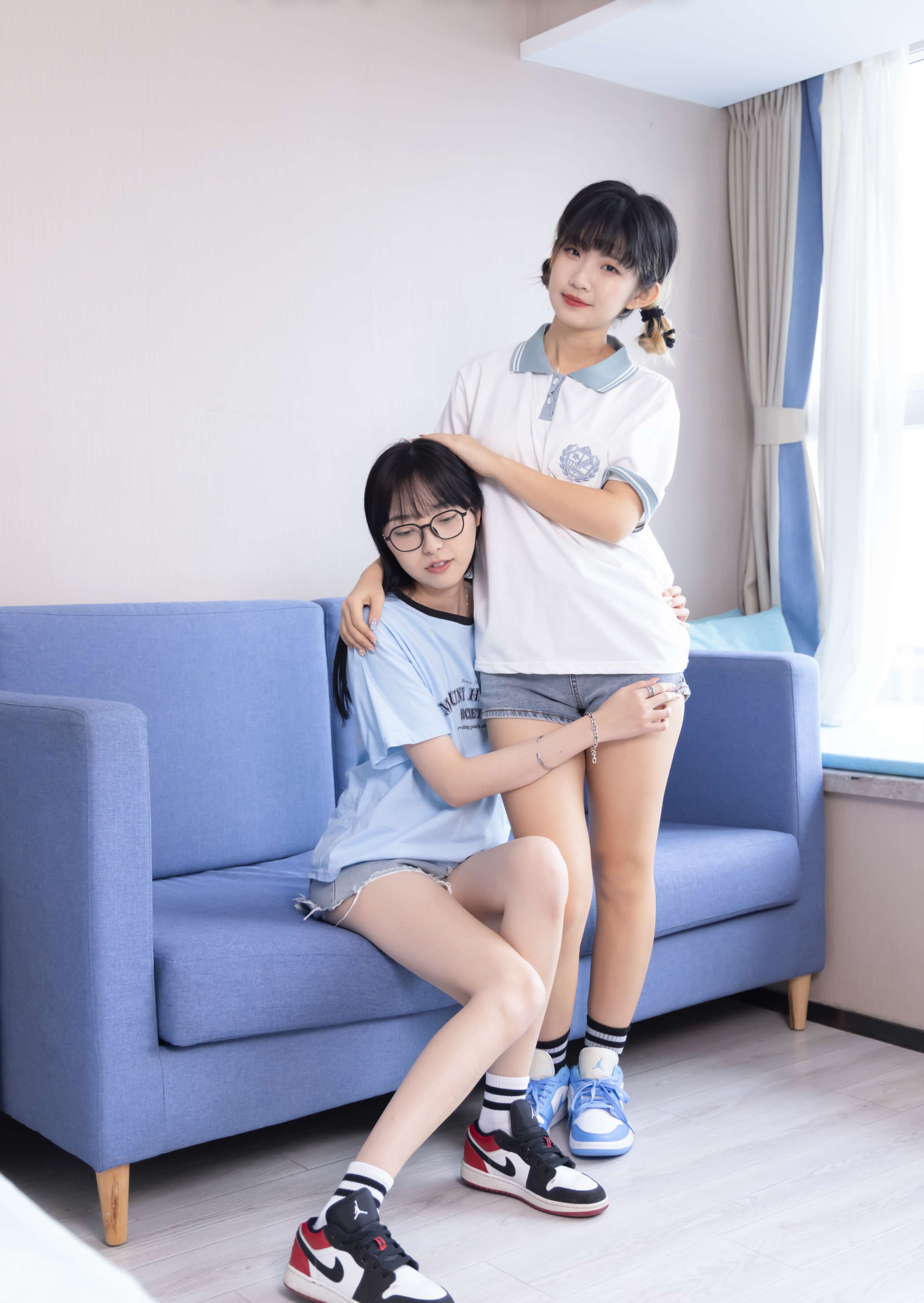 《稚予&砂糖-板鞋棉袜の嫩足》作品图