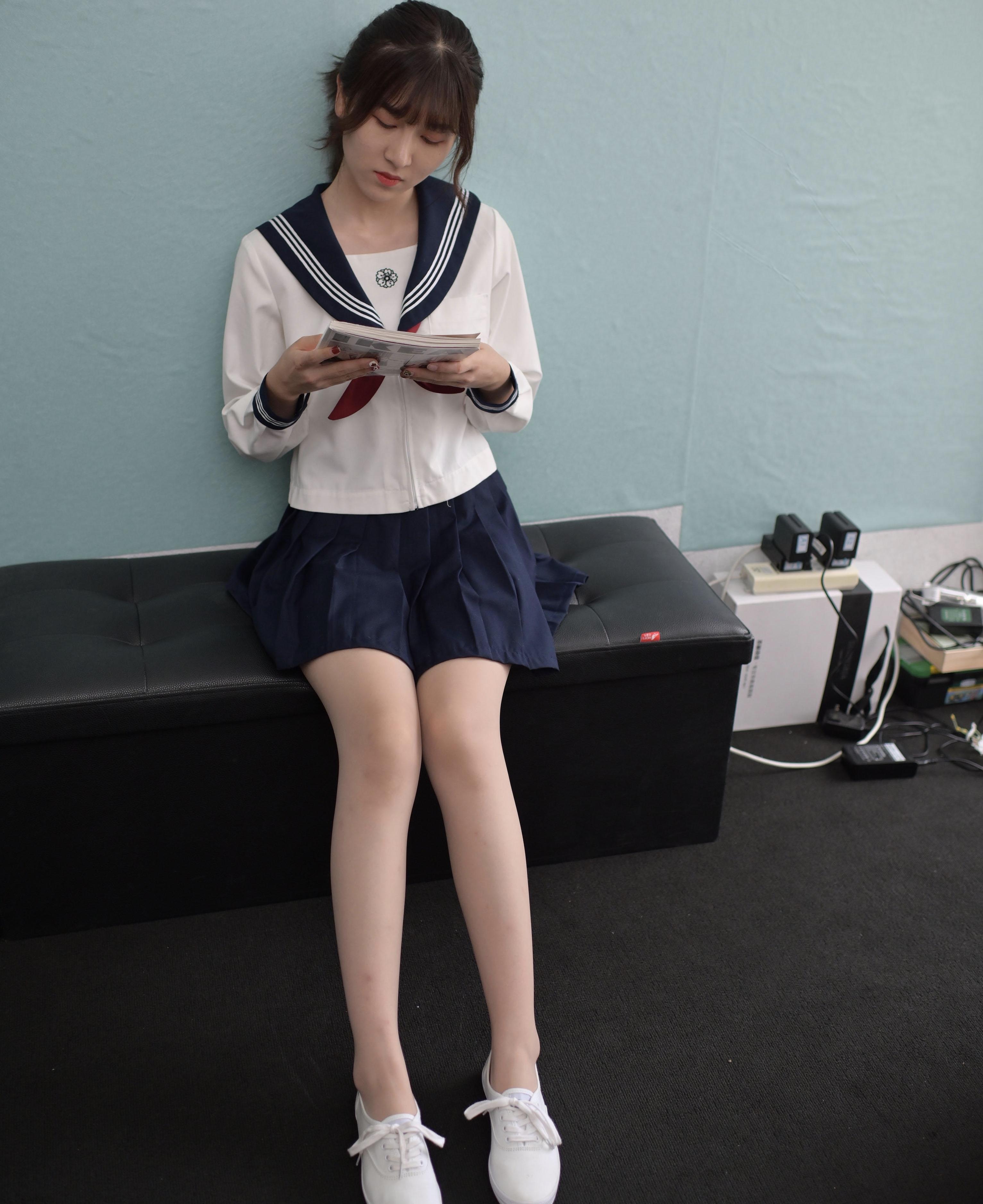 《日系JK制服の多套袜子脚》作品图