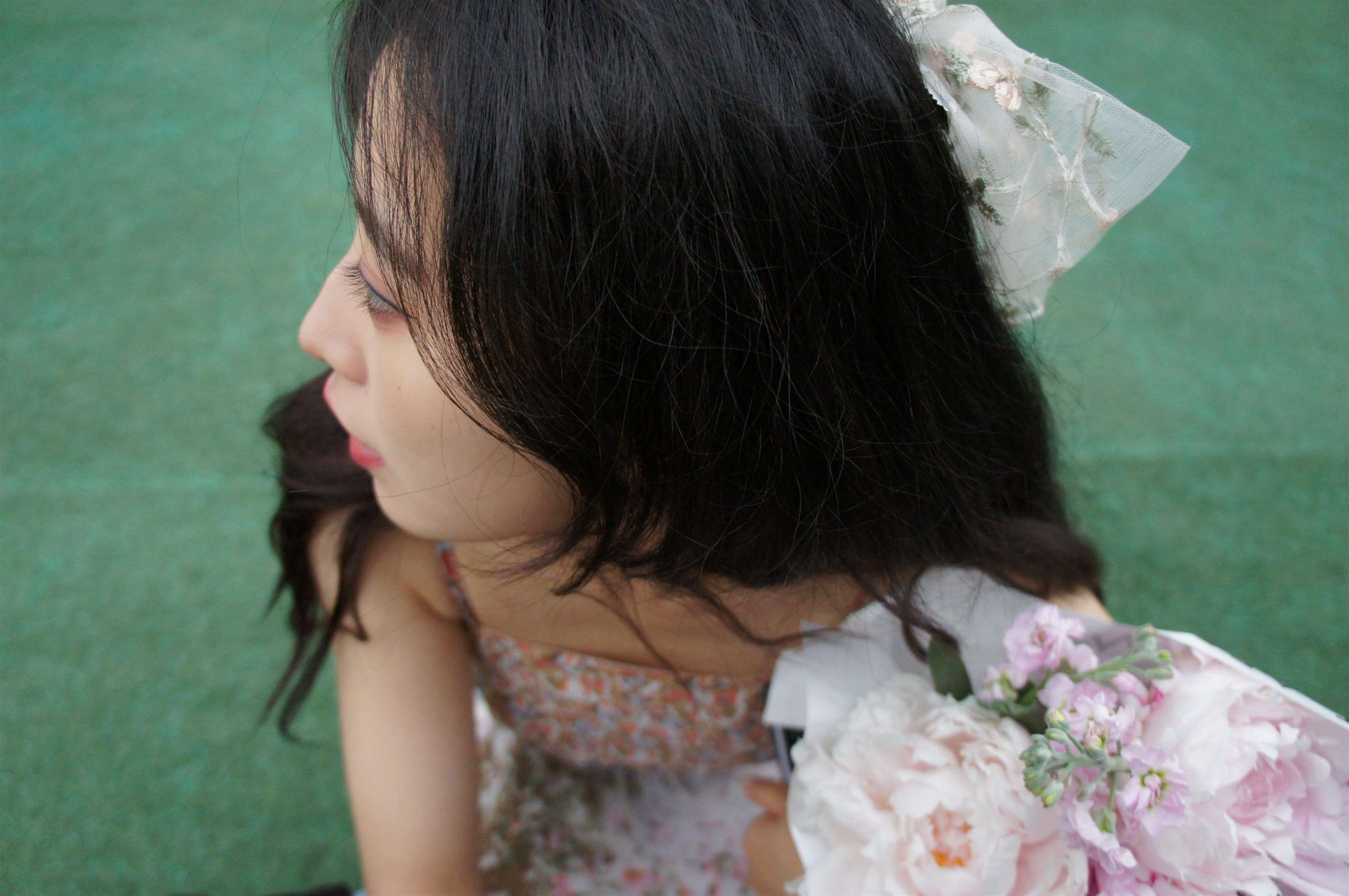 《碎花连衣裙脚丫》作品图