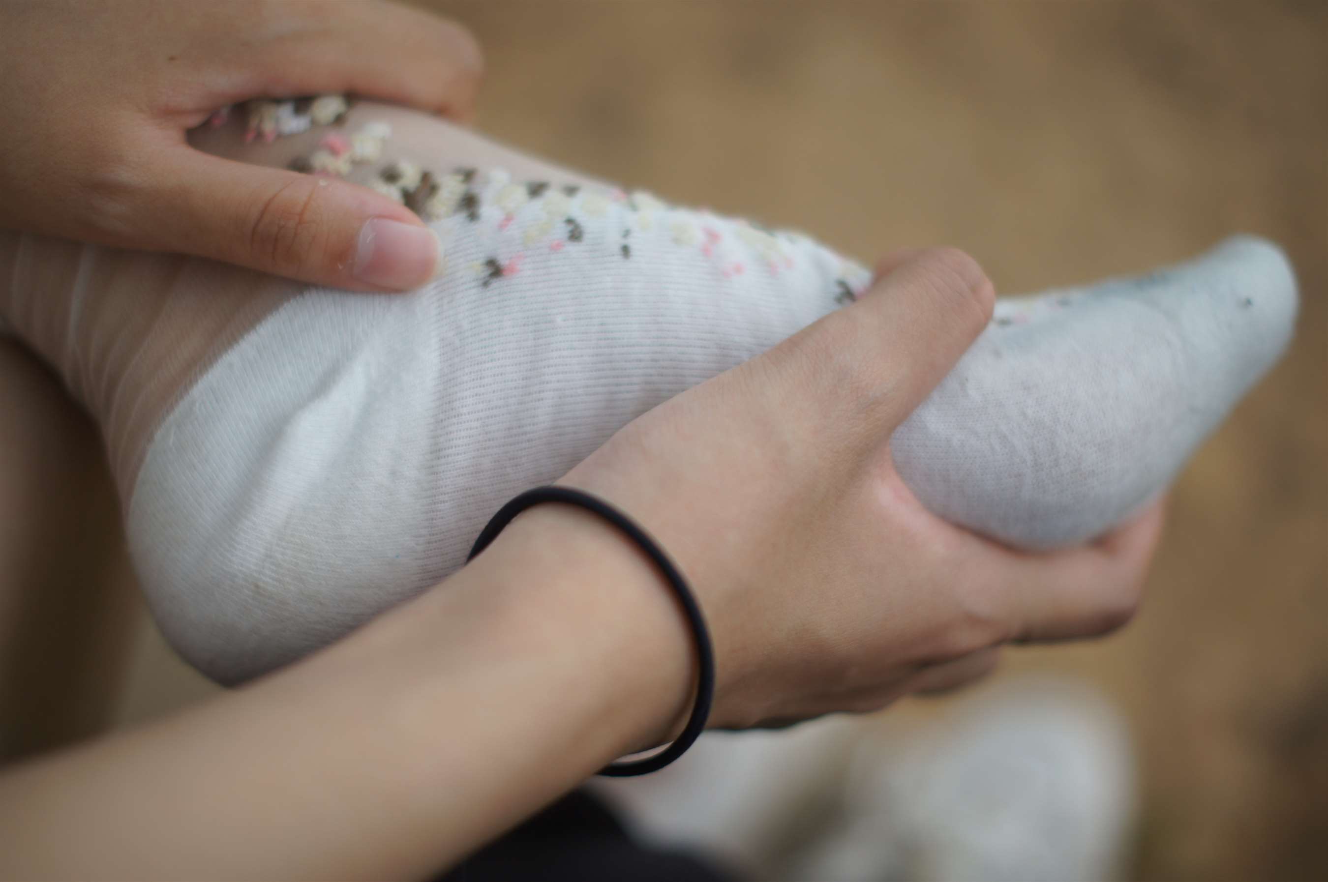 《小碎花玻璃丝袜》作品图