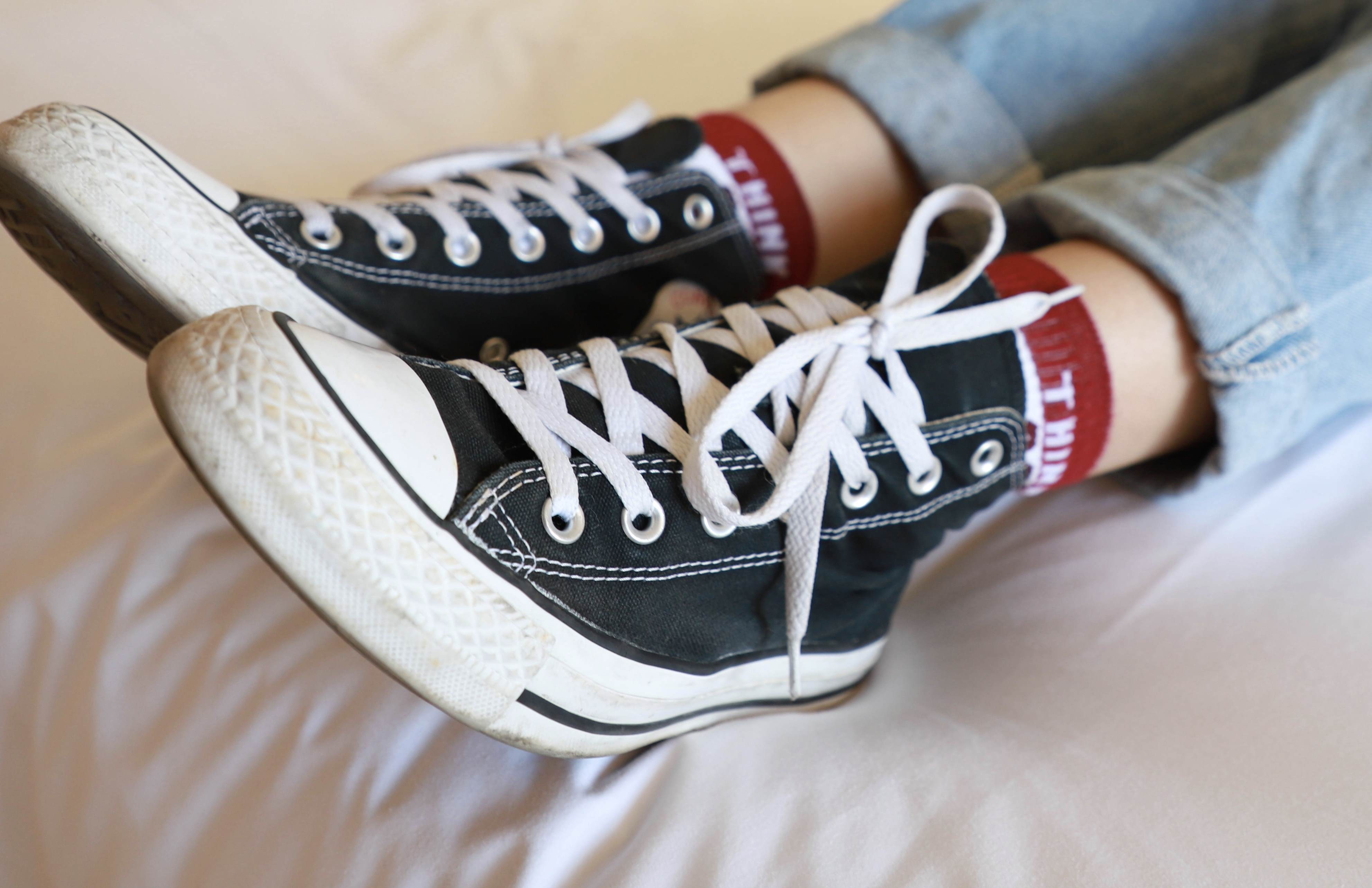 《牛仔高帮鞋の棉袜脚丫+视频1个》作品图