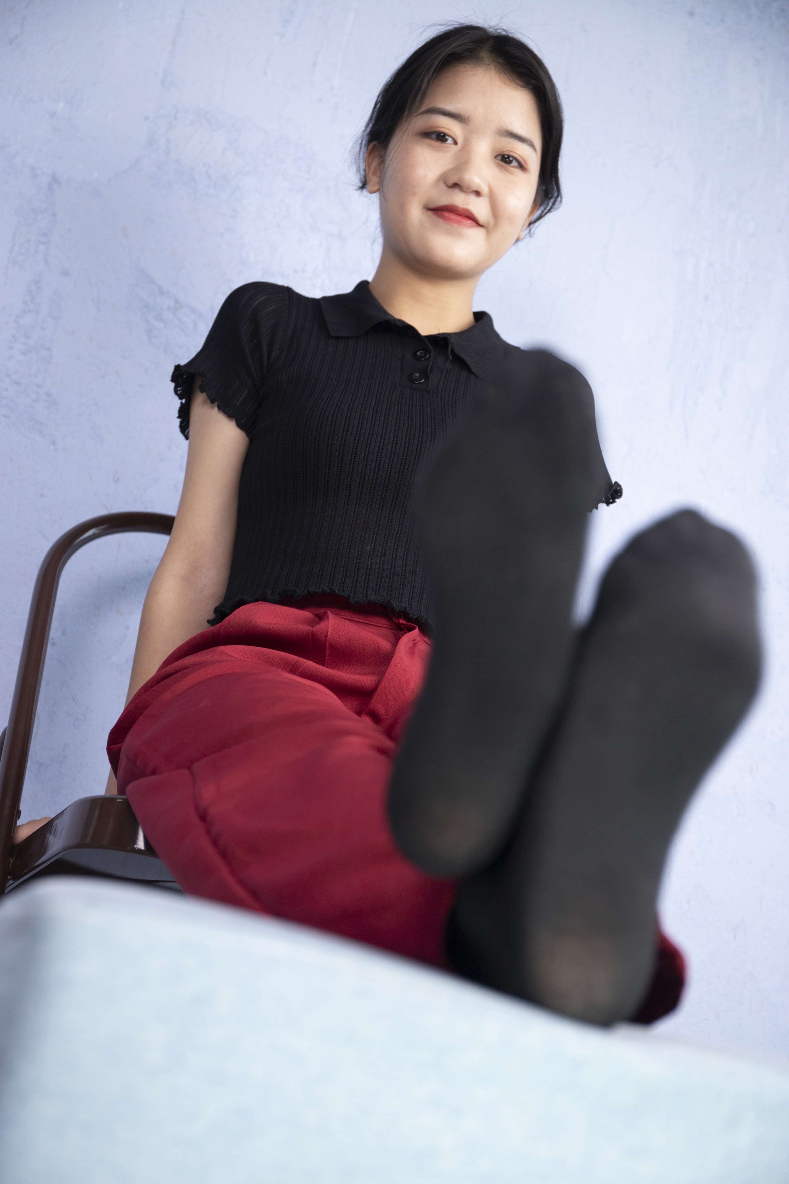 《小雨少女修长性感的脚丫》作品图