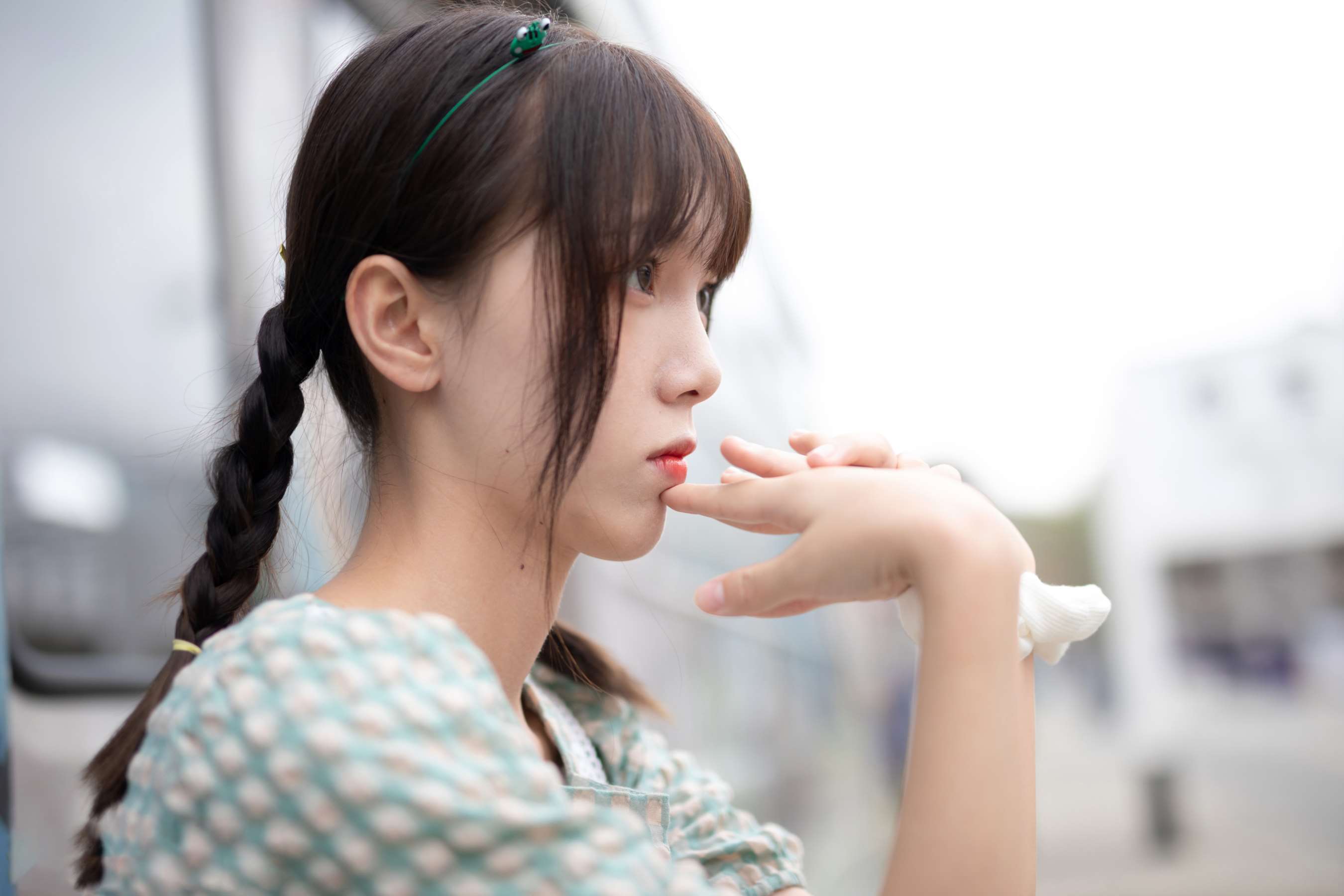 《樱子格子群の棉袜嫩足》作品图