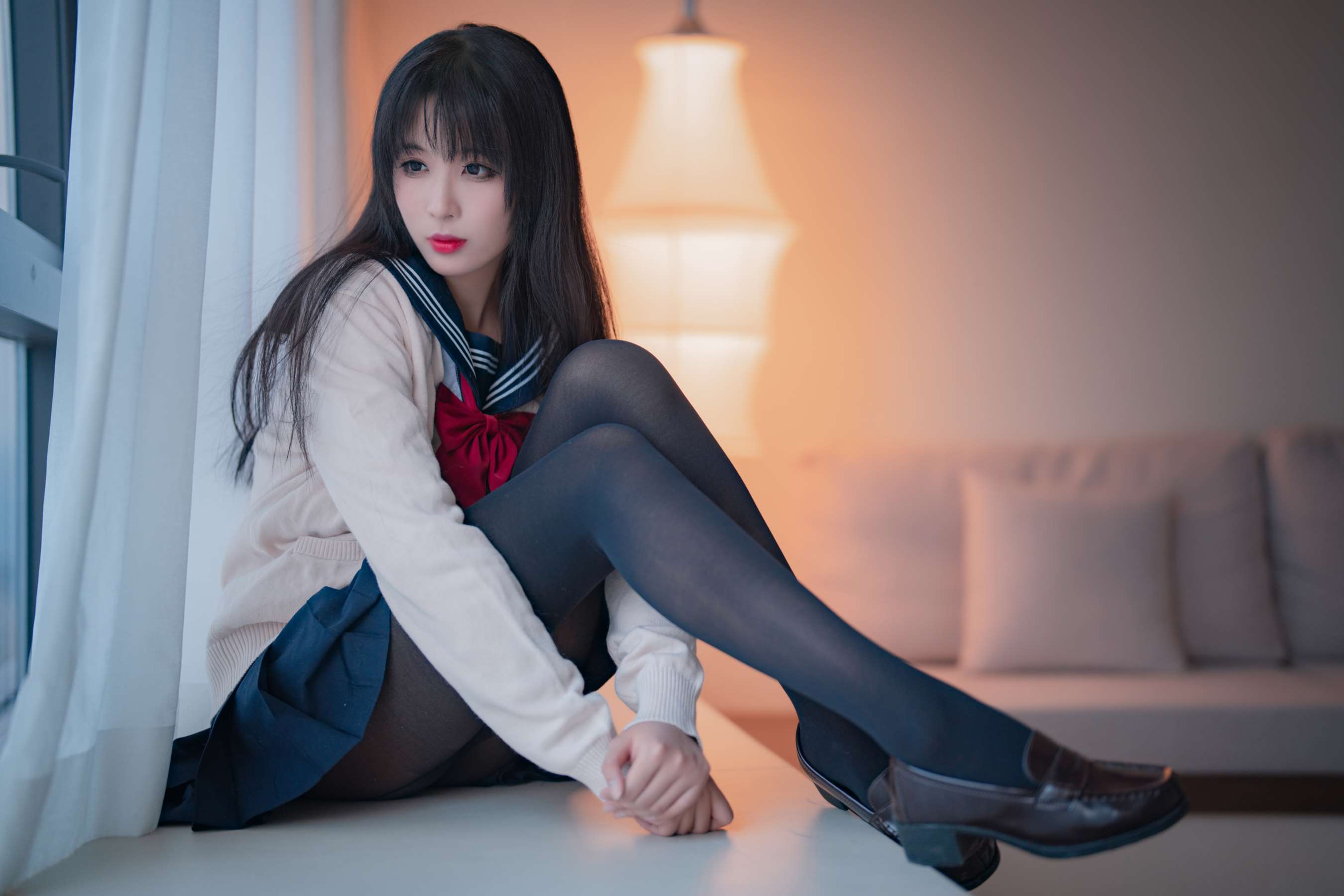 《少女黑丝JK》作品图