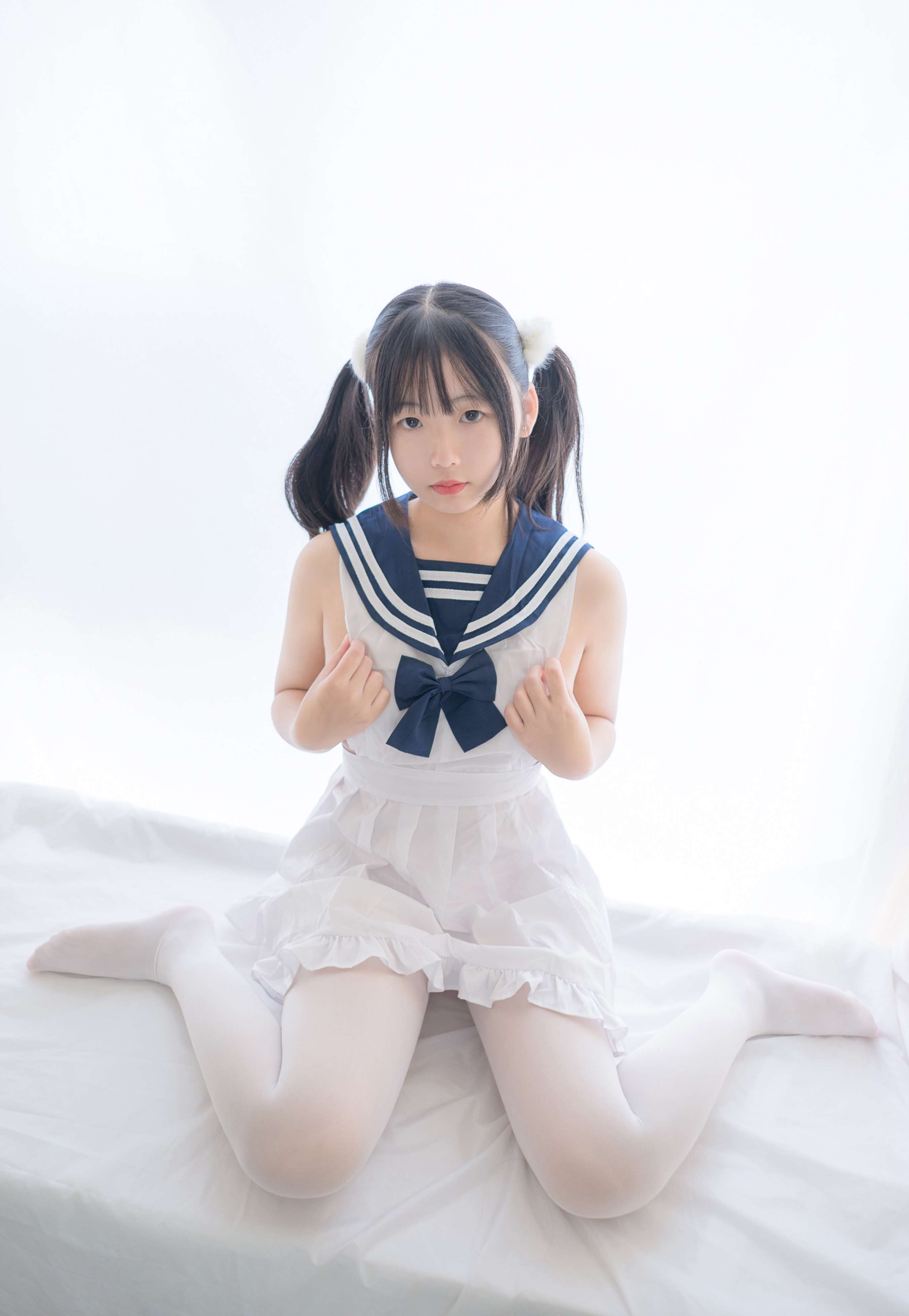 《JK制服の白丝脚丫》作品图