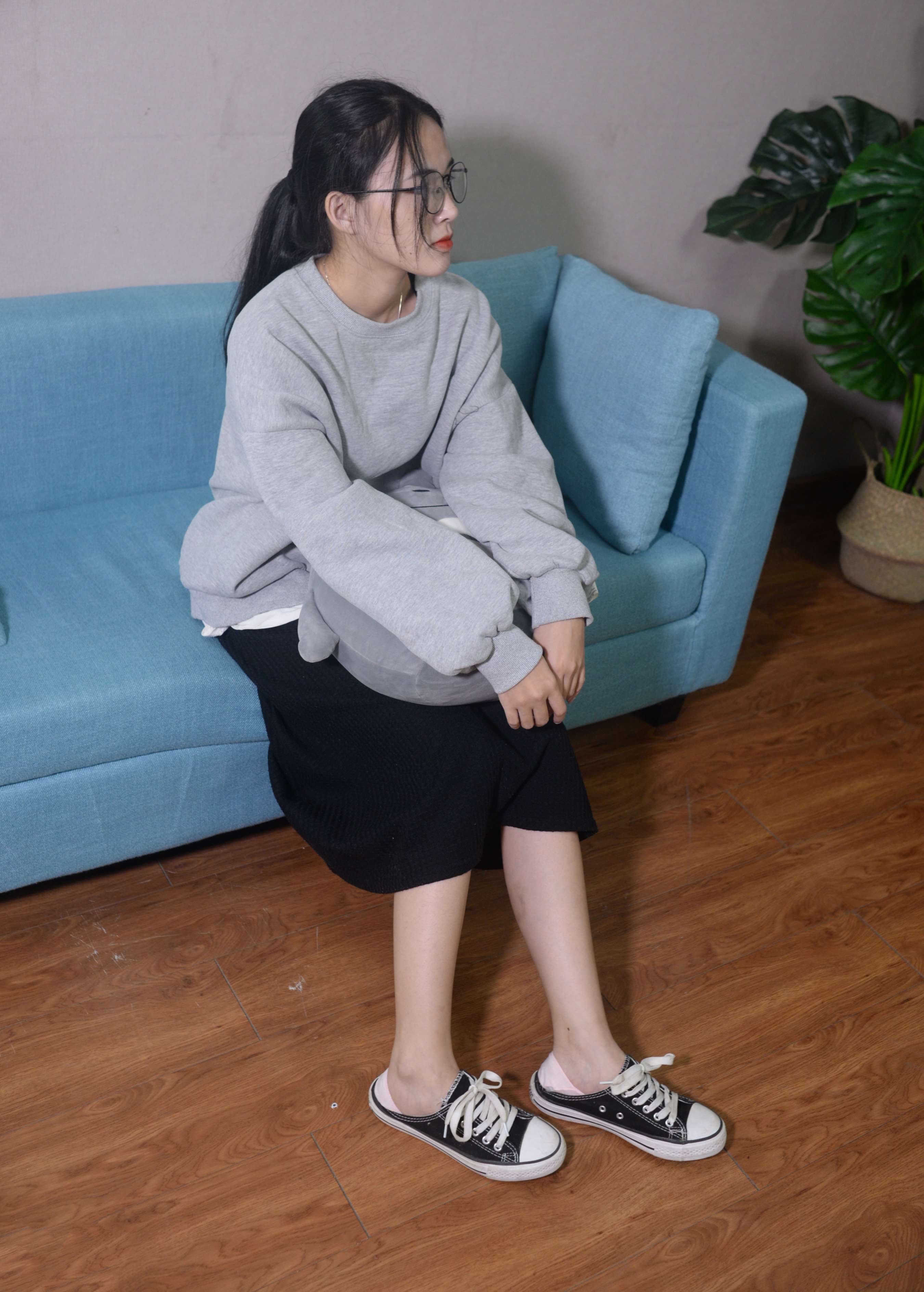 《小米酱小姐姐 月光要来温酒》作品图