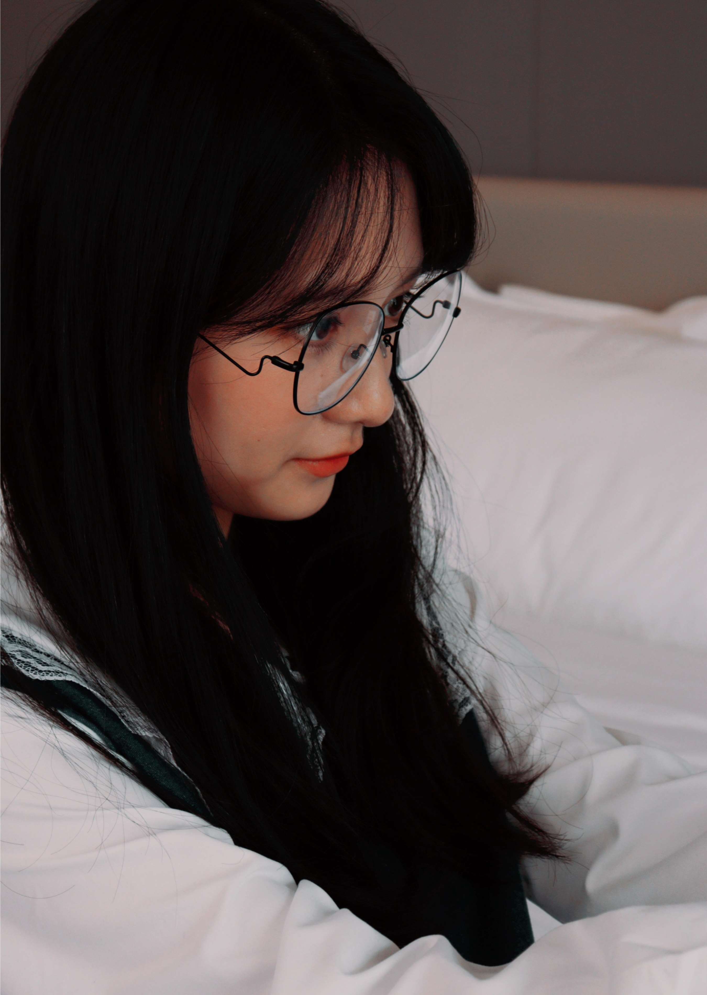 《沙沙~牛仔长裙の肉丝脚丫》作品图