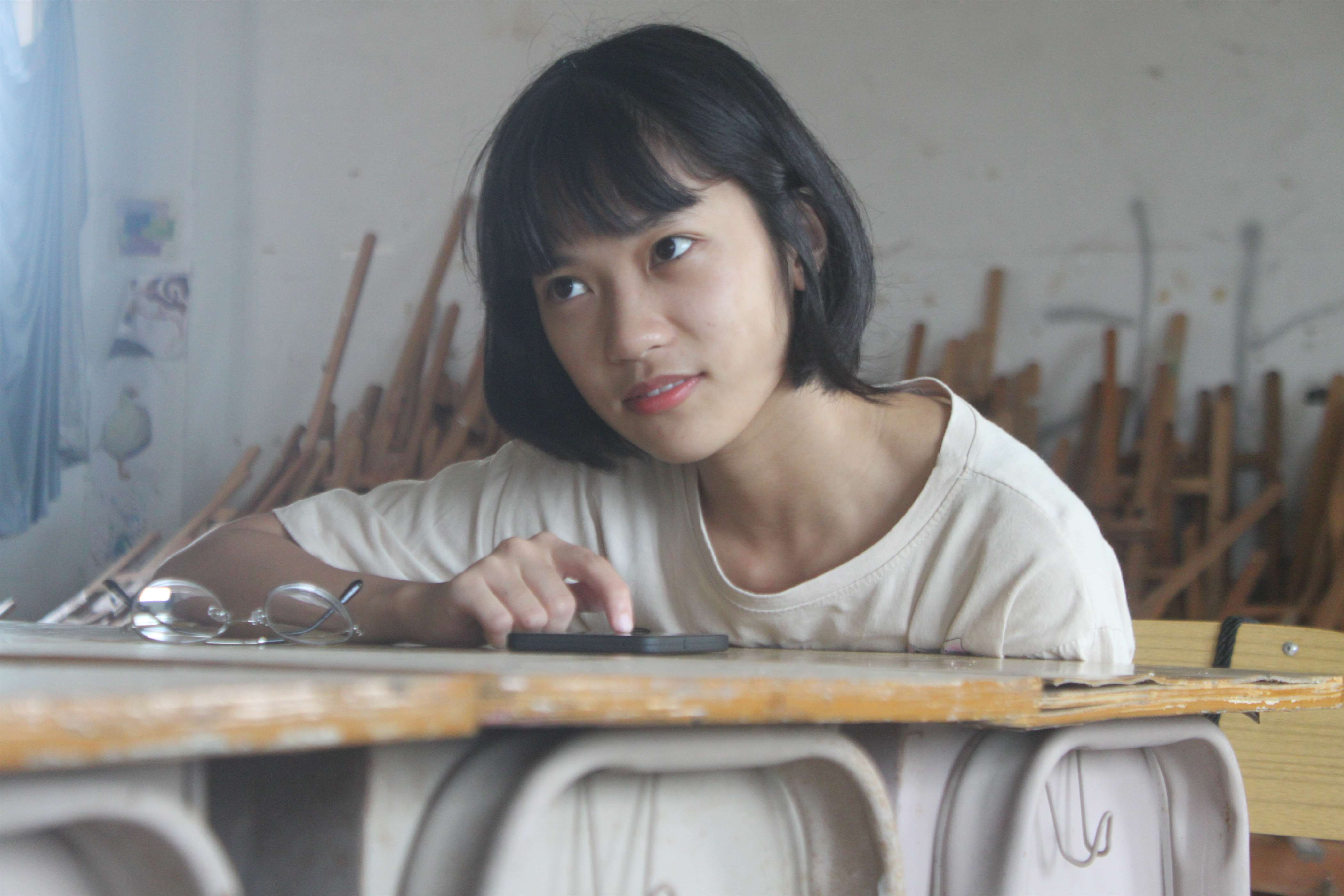 《朴实又单纯的女孩》作品图