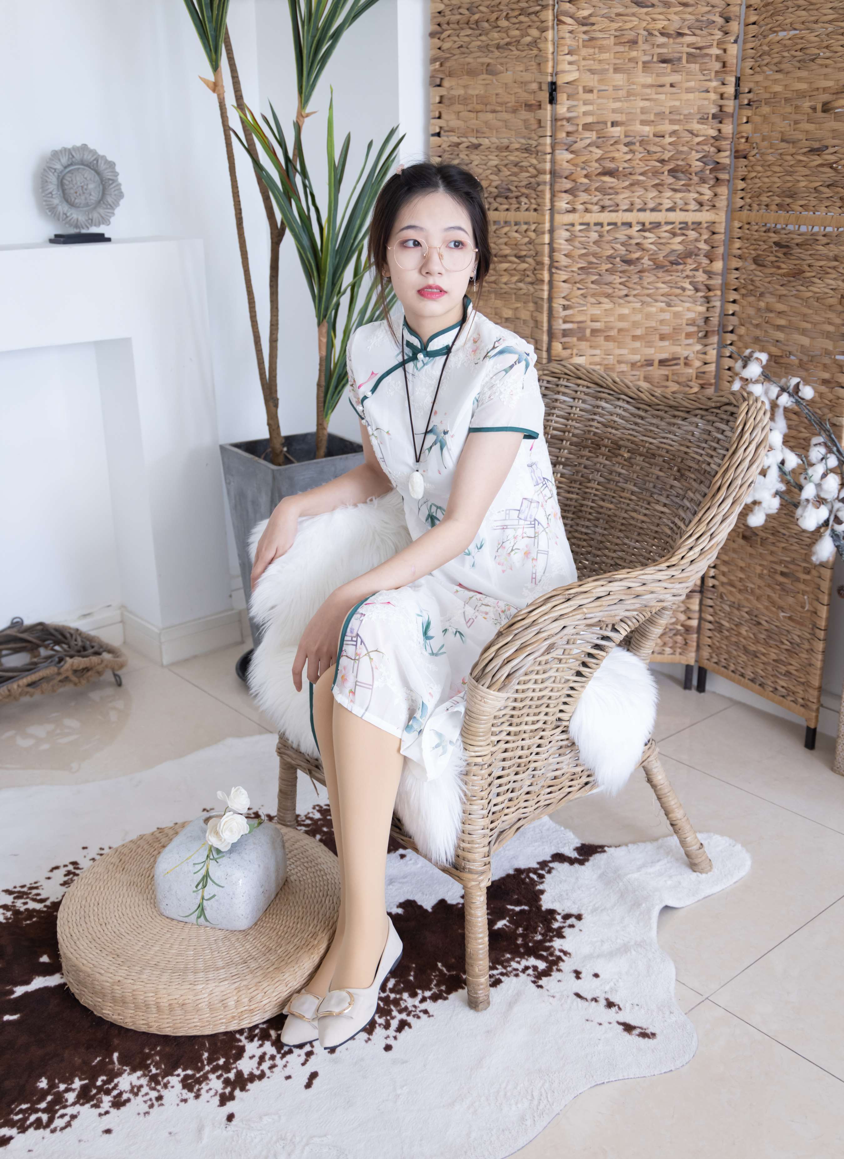 《小甜豆-平底鞋の双层厚肉丝》作品图