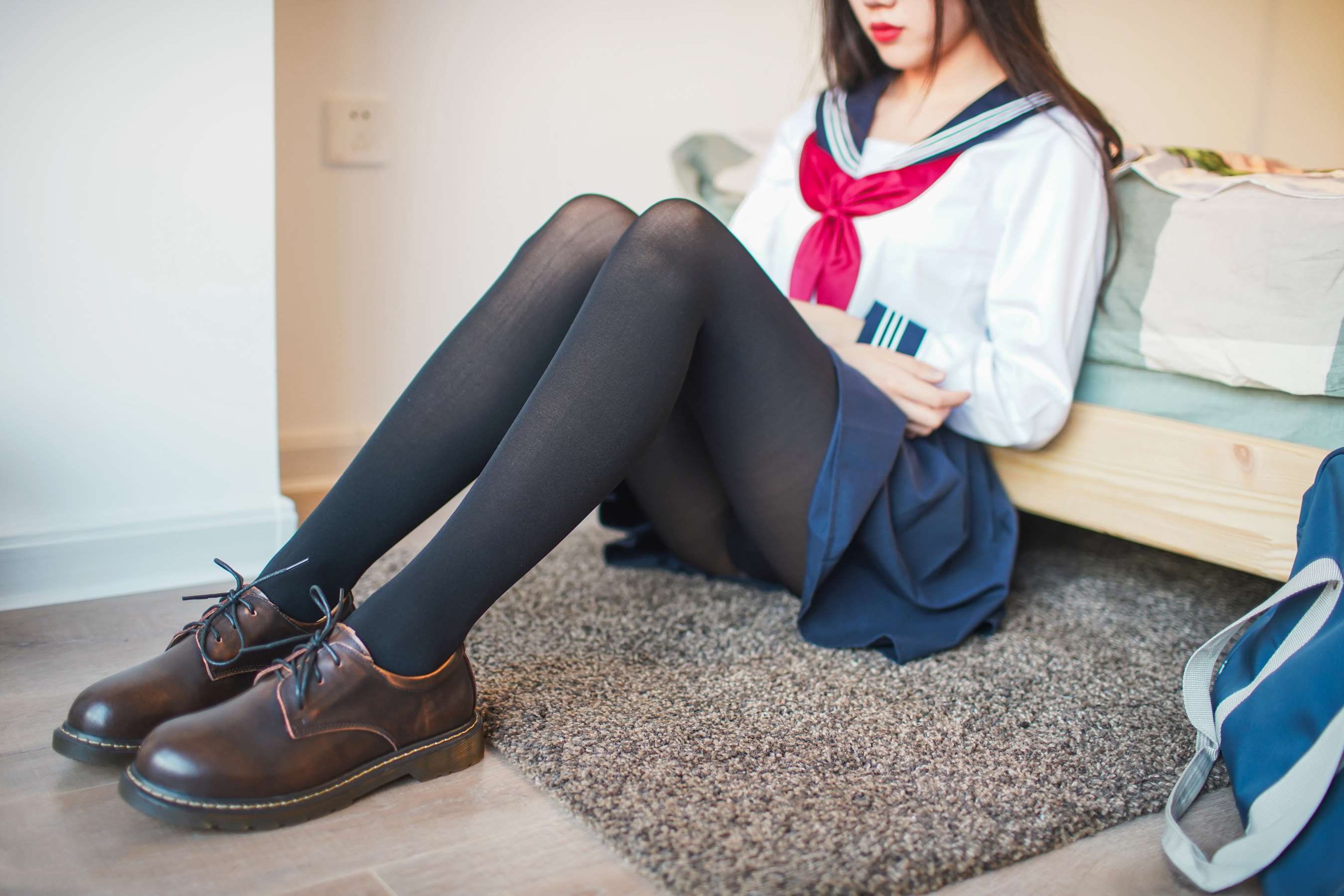 《牛奶JK连裤袜》作品图