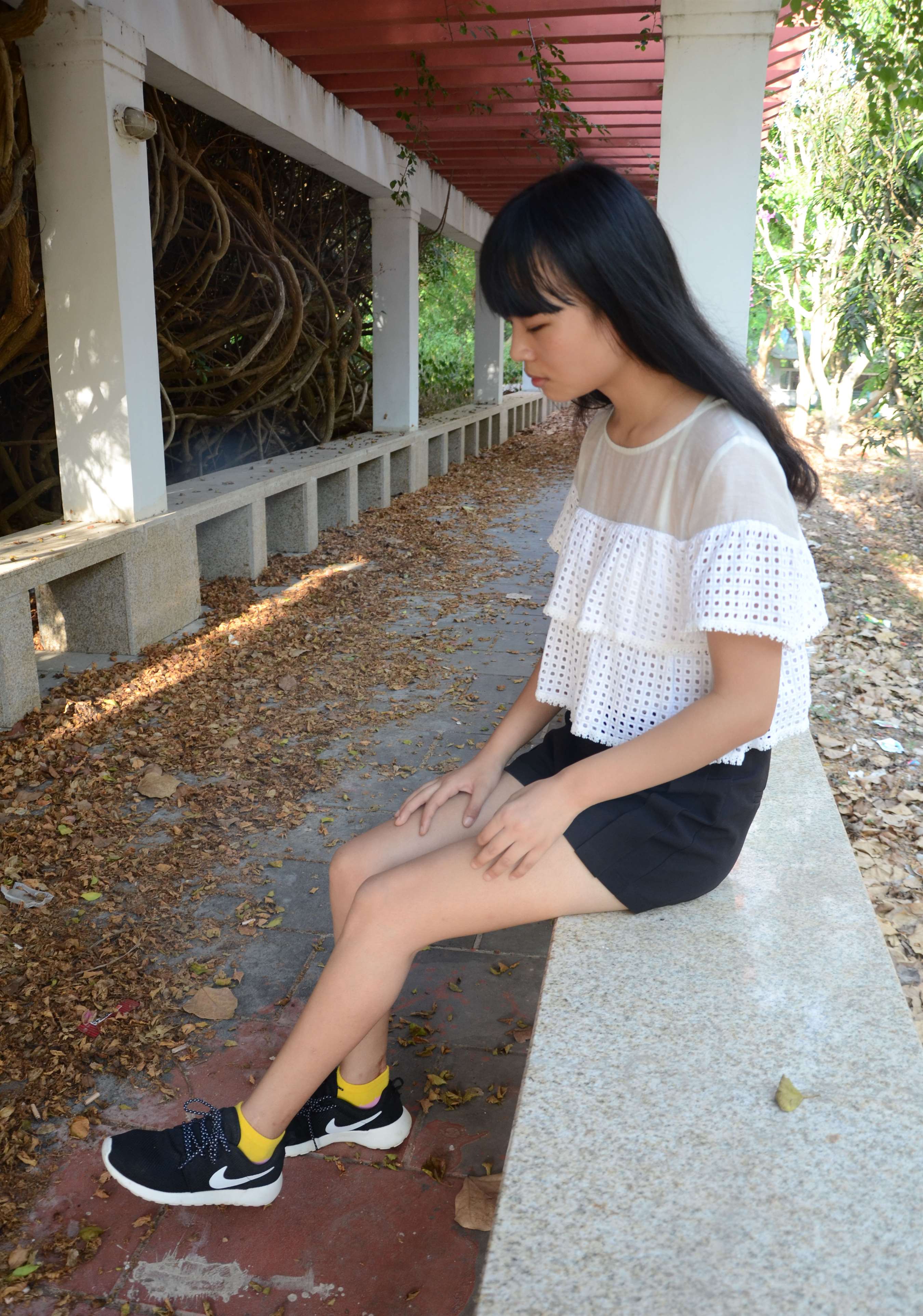 《运动鞋の斑点棉袜》作品图