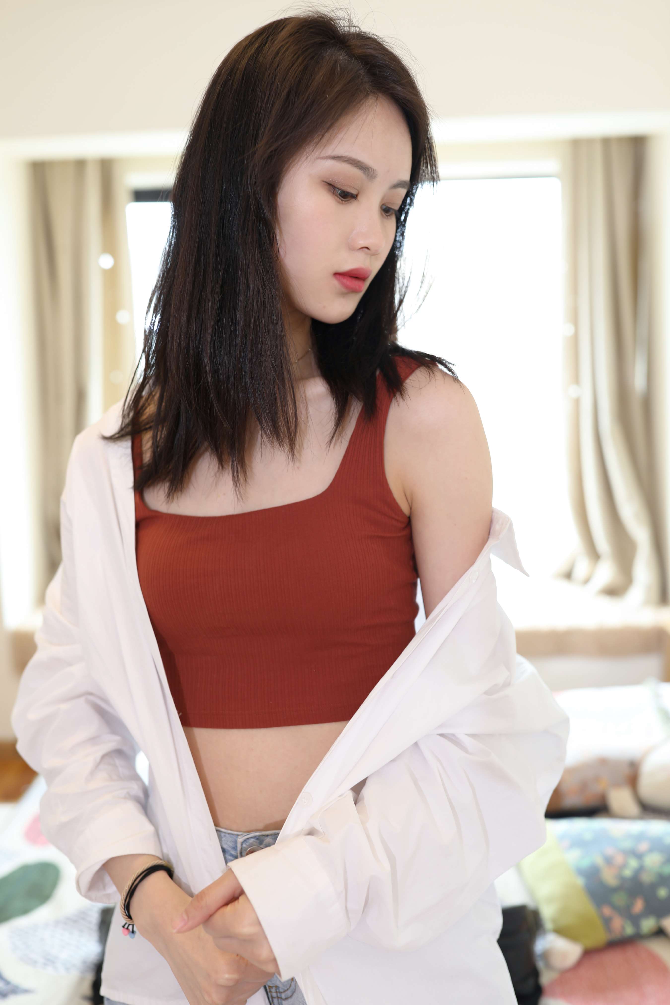 《美琳小姐姐棉袜裸足泡茶》作品图