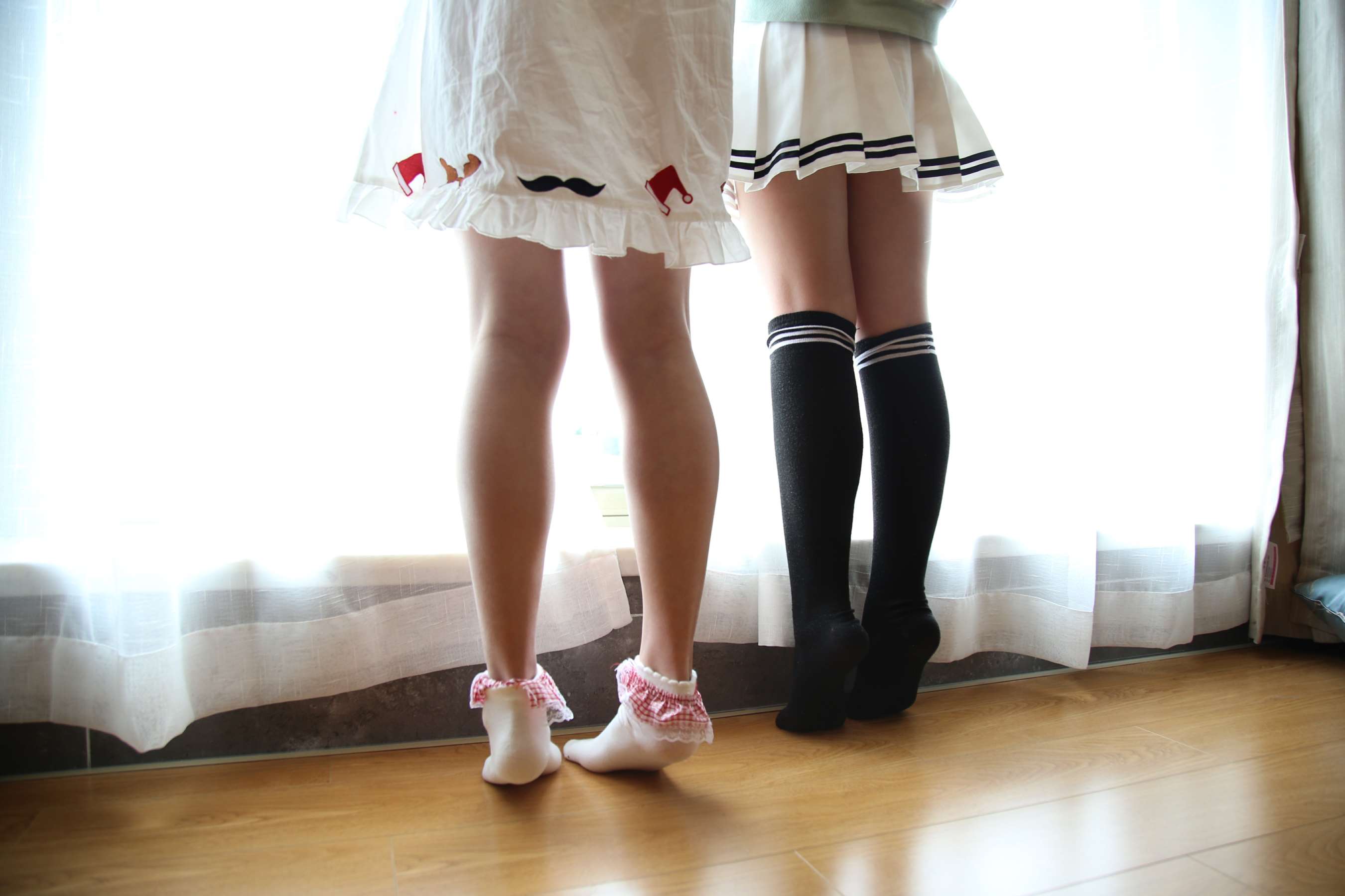 《两个可爱洛丽塔白袜妹妹》作品图