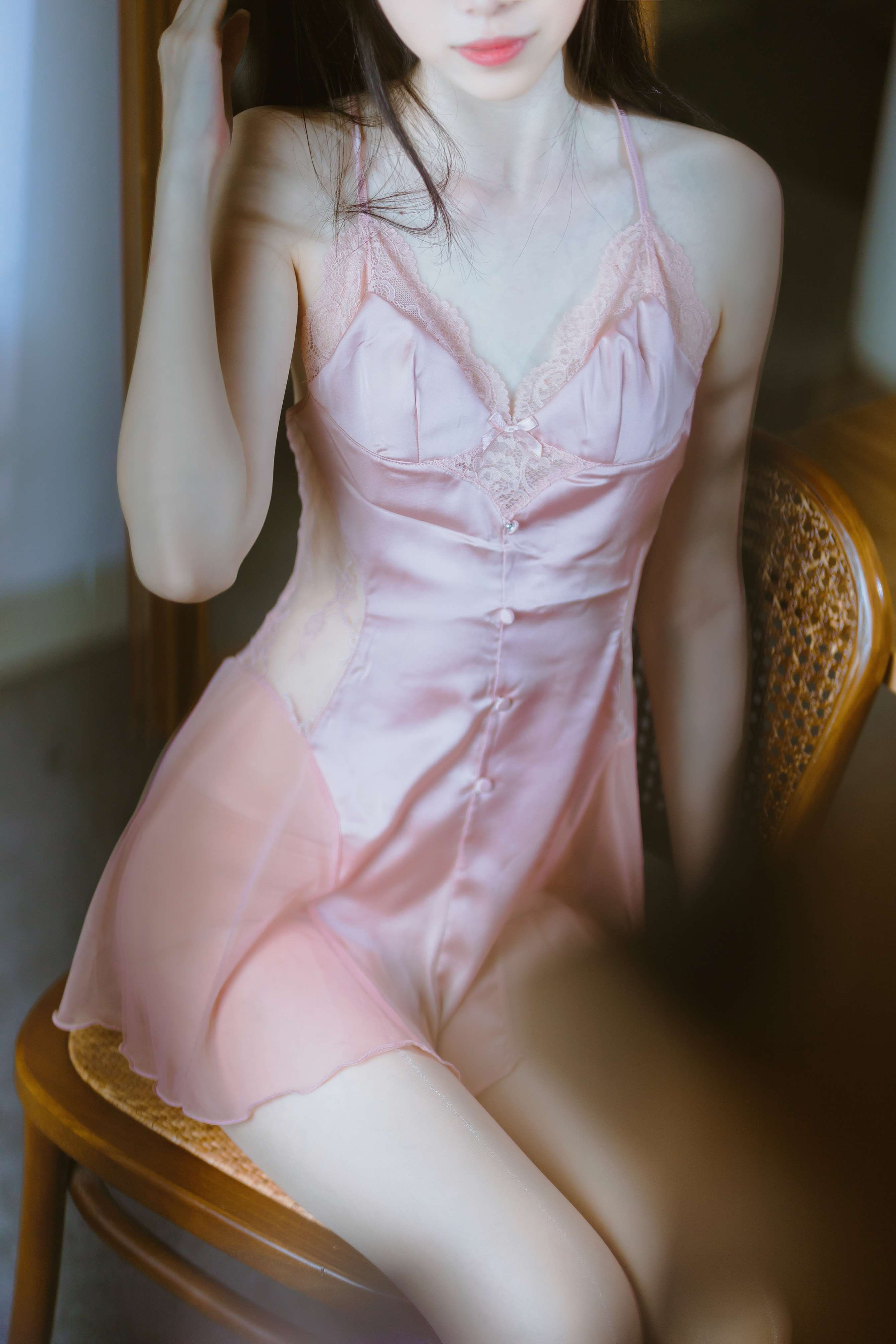 《半透粉纱 》作品图