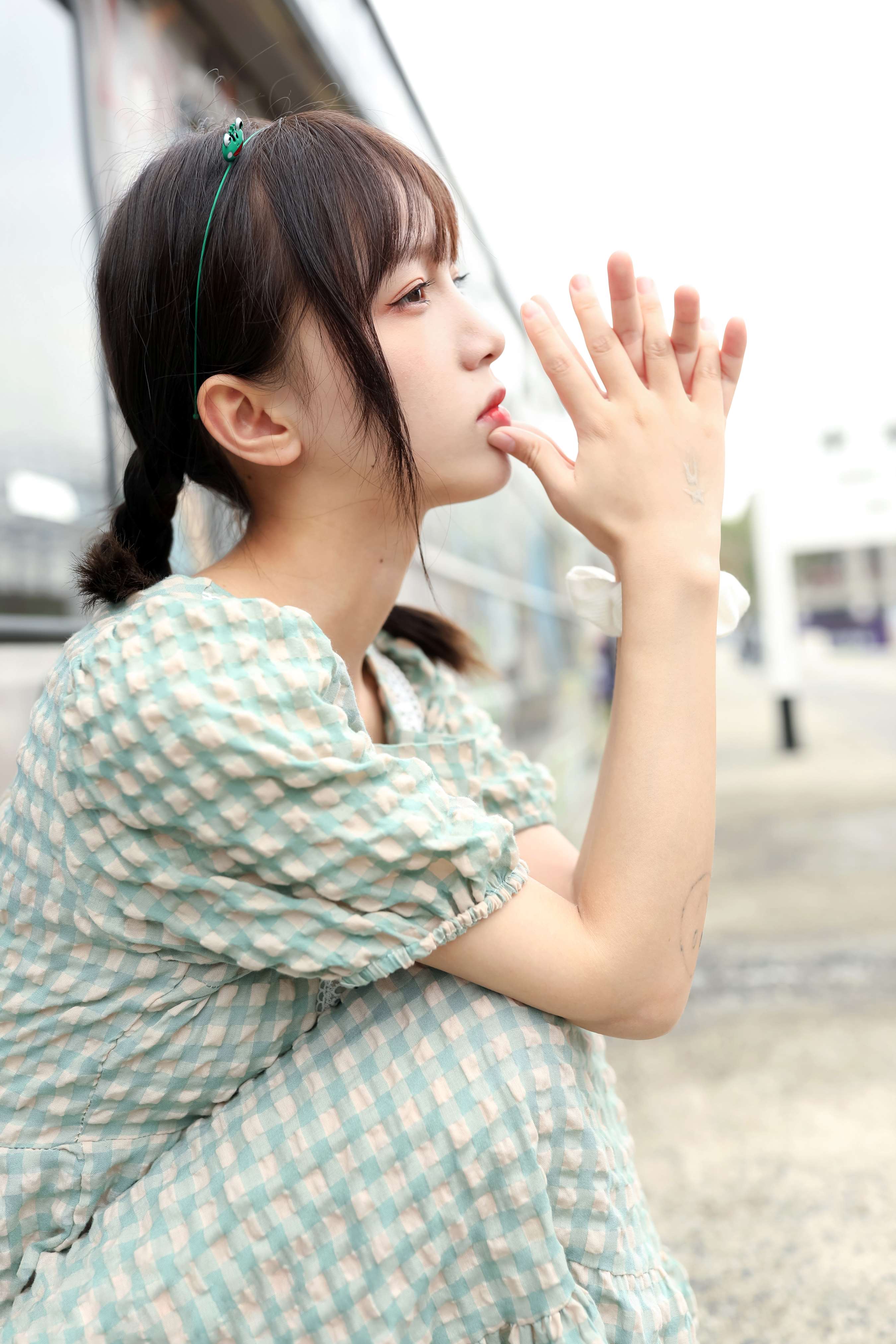 《樱子格子群の棉袜嫩足》作品图