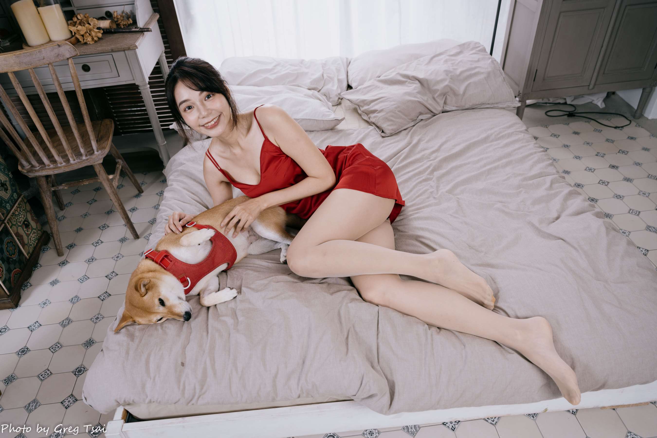 《凯西 - 睡衣肉丝》作品图