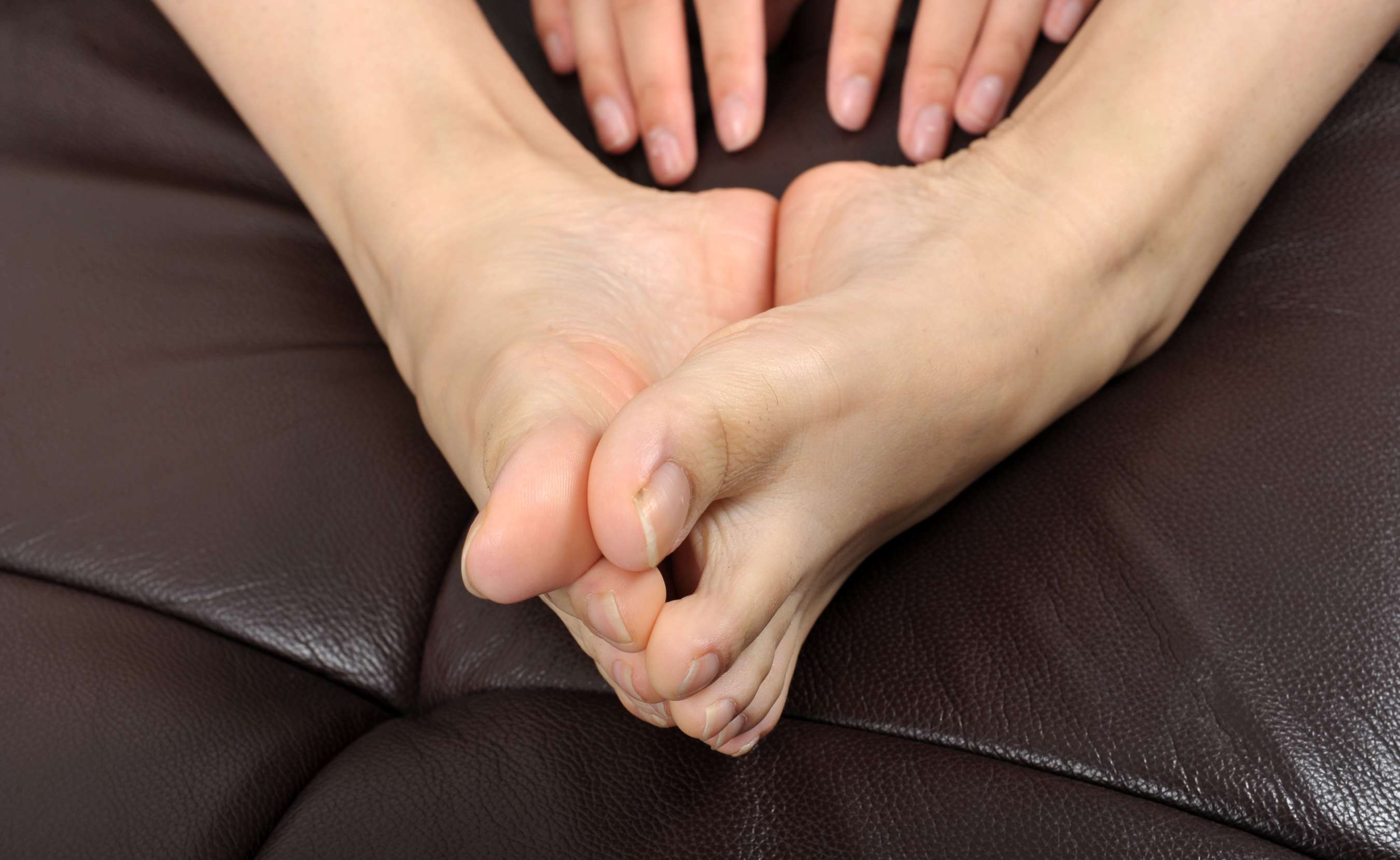 《蓝卫衣学姐沙发展嫩足》作品图