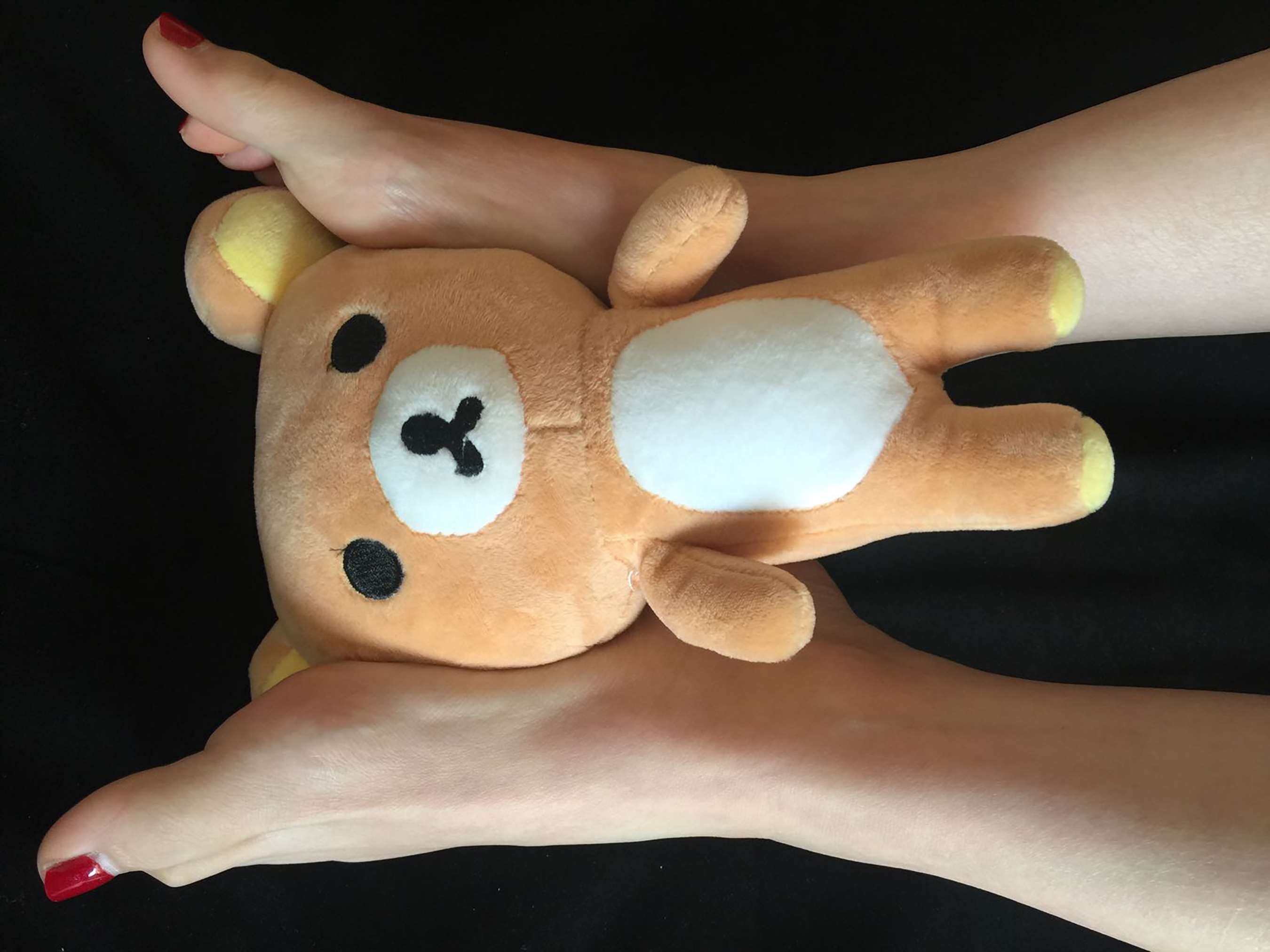 《小姐姐嫩足玩熊仔》作品图