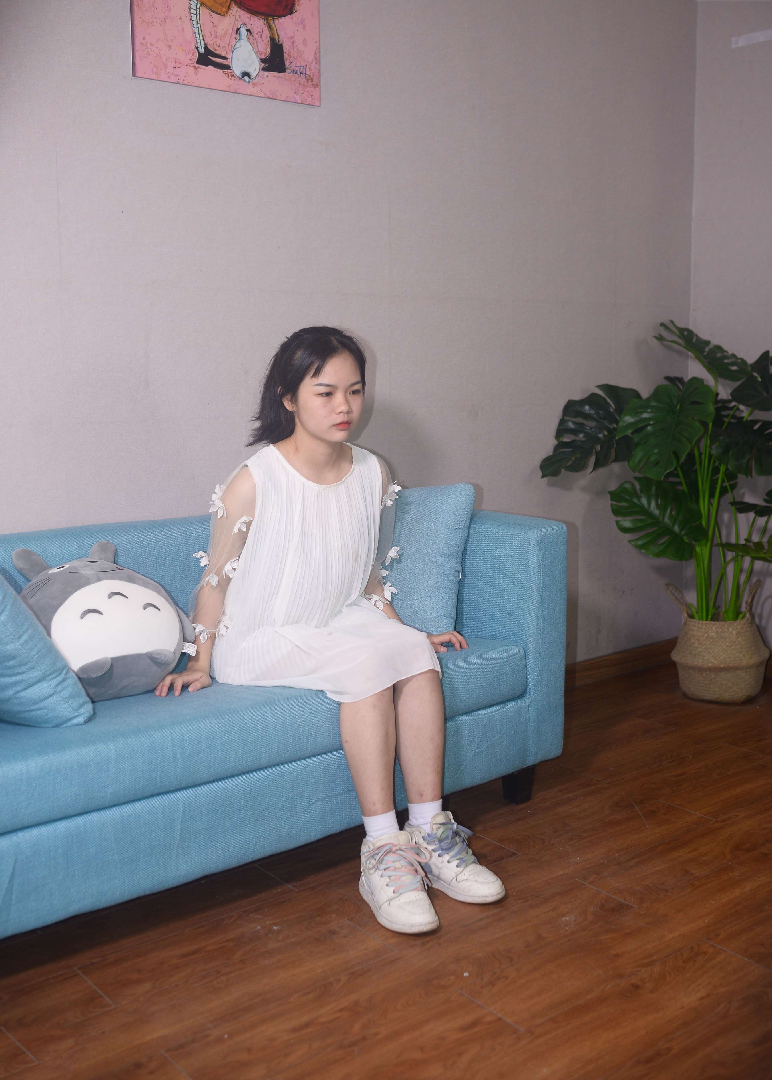 《小萱学妹 流水趁桃花》作品图