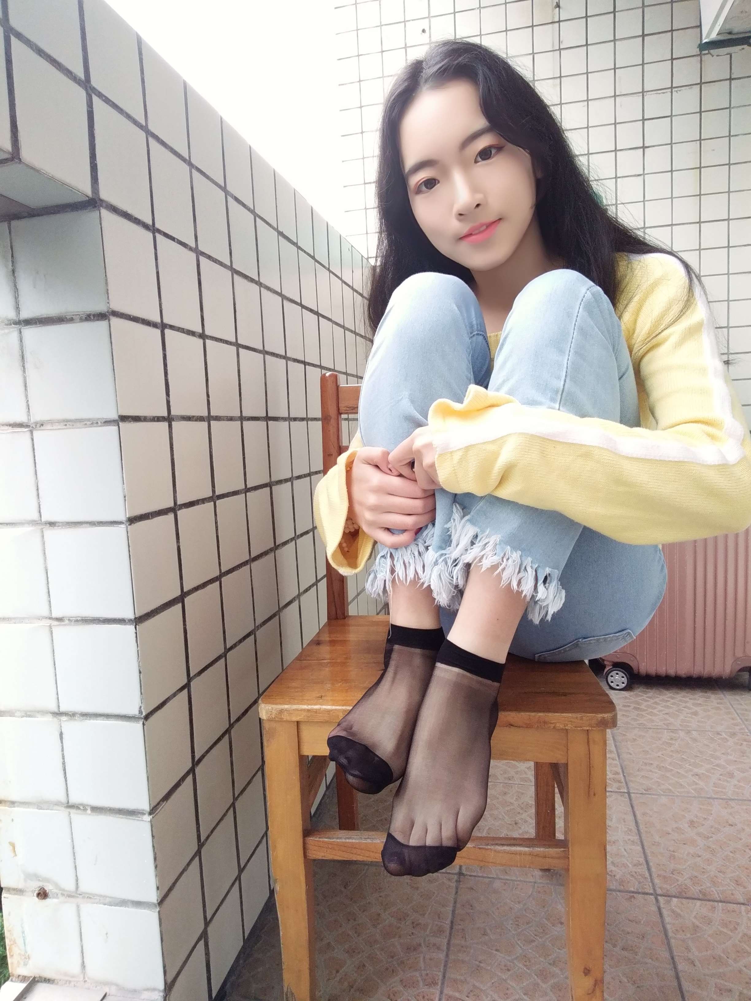 《学妹的短丝脚》作品图