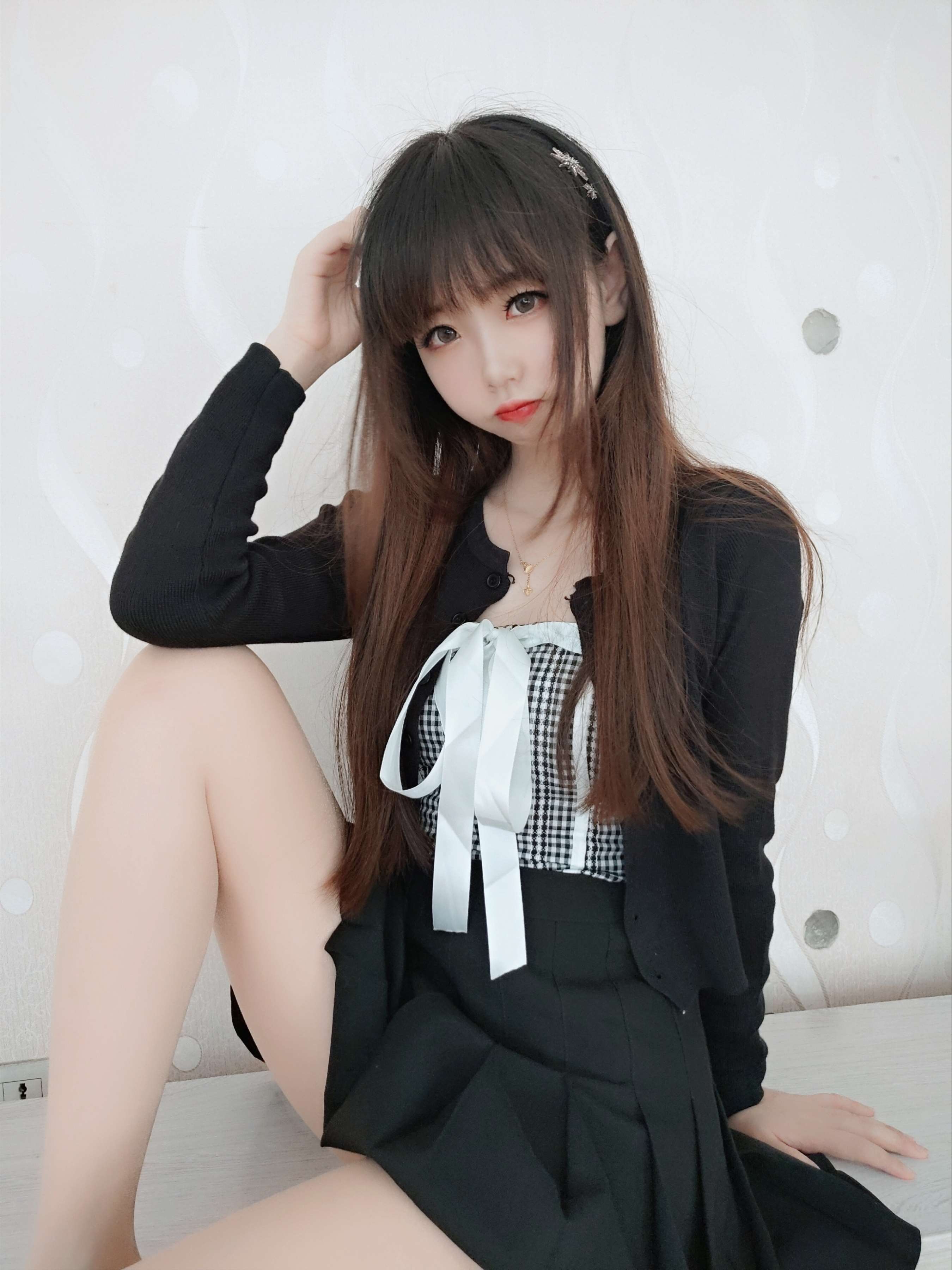 《肉丝连衣裙【套图+视频】》作品图