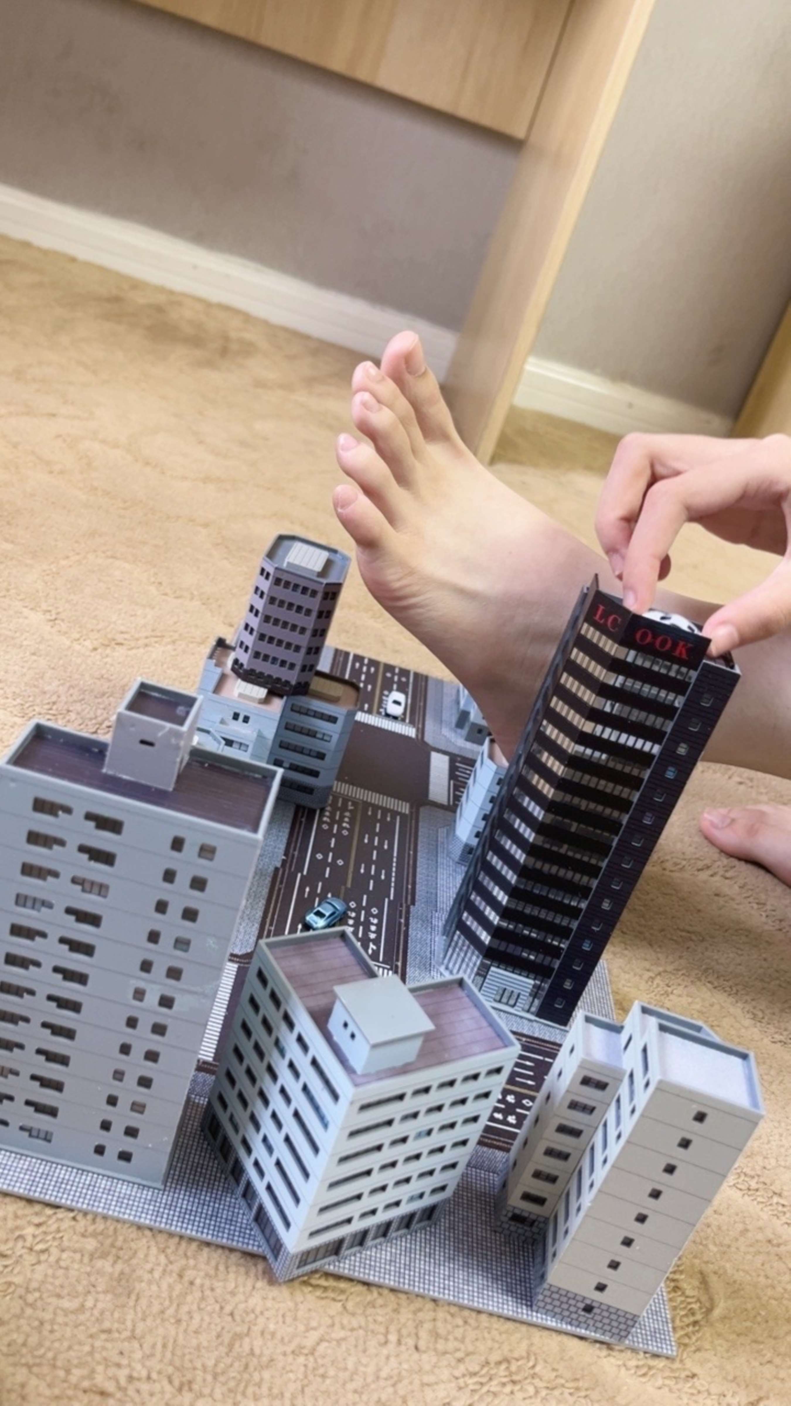 《超美coser妮露小姐姐玉足把玩直拍+tk》作品图