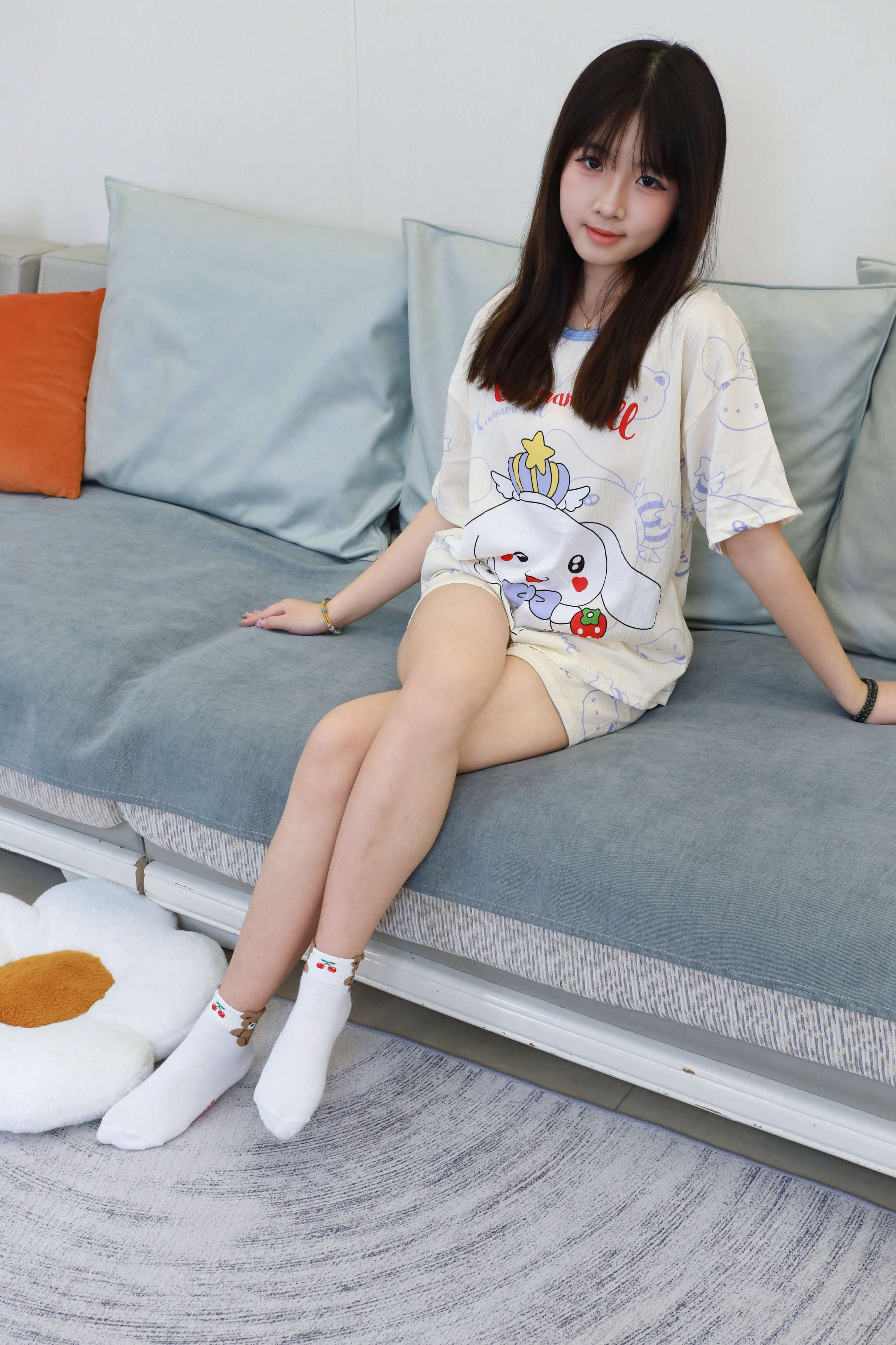 《小代 休闲服の棉袜、嫩足》作品图